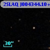 2SLAQ J004344.10+001601.0