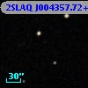 2SLAQ J004357.72+004334.0