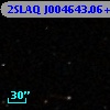 2SLAQ J004643.06+000402.5