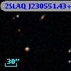 2SLAQ J230551.43+002414.4