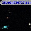 2SLAQ J230727.11+002839.4