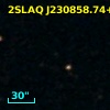 2SLAQ J230858.74+002531.4