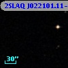 2SLAQ J022101.11-001633.8