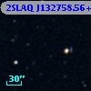 2SLAQ J132758.56+000704.9