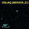 2SLAQ J003455.21+000249.5