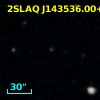 2SLAQ J143536.00+002938.5