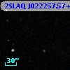 2SLAQ J022257.57+002141.8