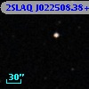 2SLAQ J022508.38+000401.3