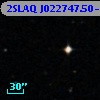 2SLAQ J022747.50-000707.5