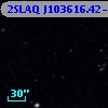 2SLAQ J103616.42-002124.7