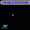 2SLAQ J231153.98-001105.4