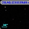 2SLAQ J231539.68+000428.5