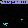 2SLAQ J004318.62-004425.9