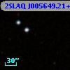 2SLAQ J005649.21+001712.9