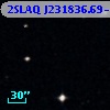 2SLAQ J231836.69-000749.4