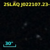2SLAQ J022107.23-002507.1
