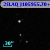 2SLAQ J105955.70+003720.5