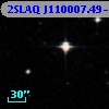 2SLAQ J110007.49-001825.4