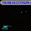 2SLAQ J122234.39+002436.1