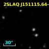 2SLAQ J151115.64-000341.2