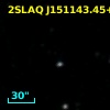 2SLAQ J151143.45+002043.9