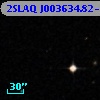 2SLAQ J003634.82-005750.1