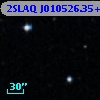 2SLAQ J010526.35+000116.2
