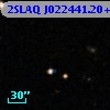 2SLAQ J022441.20+000754.7