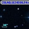 2SLAQ J124316.74+000012.2