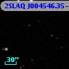 2SLAQ J004546.35-010230.7