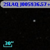 2SLAQ J005836.57+002434.1