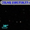 2SLAQ J105750.77+000421.4