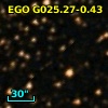 EGO G025.27-0.43