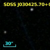 SDSS J030425.70+000740.9