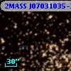 2MASS J07031035-2047593