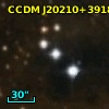 CCDM J20210+3918B