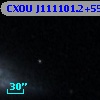 CXOU J111101.2+554049