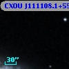 CXOU J111108.1+554151