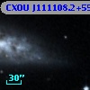 CXOU J111108.2+554013