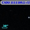 CXOU J111108.5+554245