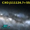 CXOU J111124.7+554041