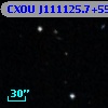 CXOU J111125.7+554401
