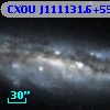 CXOU J111131.6+554041