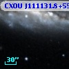 CXOU J111131.8+553931