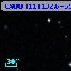 CXOU J111132.6+554405