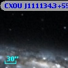 CXOU J111134.3+554149