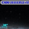 CXOU J111135.5+554222