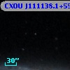 CXOU J111138.1+554236