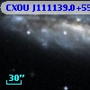 CXOU J111139.0+553955