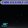 CXOU J111143.7+554246